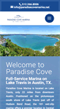 Mobile Screenshot of paradisecovemarina.net