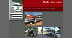 Desktop Screenshot of paradisecovemarina.com